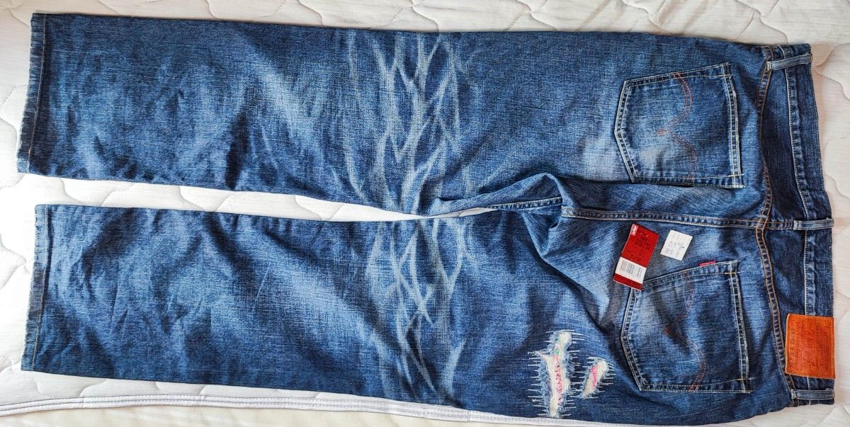 STUSSY×Levi's SS502 コラボ　デニム　レア　W38　ステューシー　 リーバイス　 インディゴ 　パンツ