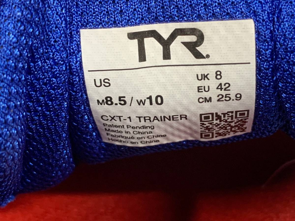 TYR ティア　メンズ　CXT-1 Trainer　25.9cm　アメリカ USA トレーニングシューズ 靴 エクササイズ 筋トレ 運動 水泳 競泳　M-1026-10_画像9