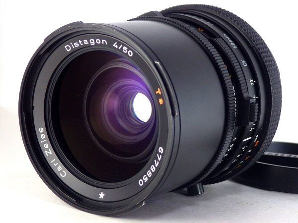 送料無料! HASSELBLAD CARL ZEISS DISTAGON T* CF 50mm F4 ブラック 極上 美品 完動 人気 ハッセルブラッド 中判 カメラ レンズ MF Camera_画像1