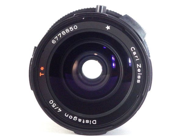 送料無料! HASSELBLAD CARL ZEISS DISTAGON T* CF 50mm F4 ブラック 極上 美品 完動 人気 ハッセルブラッド 中判 カメラ レンズ MF Camera_画像5