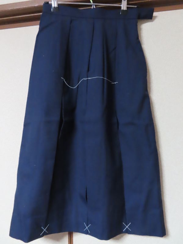 新品 丈長め 75cm 制服 冬 スカート 和歌山 県立 和歌山東高校 旧旧型_画像1