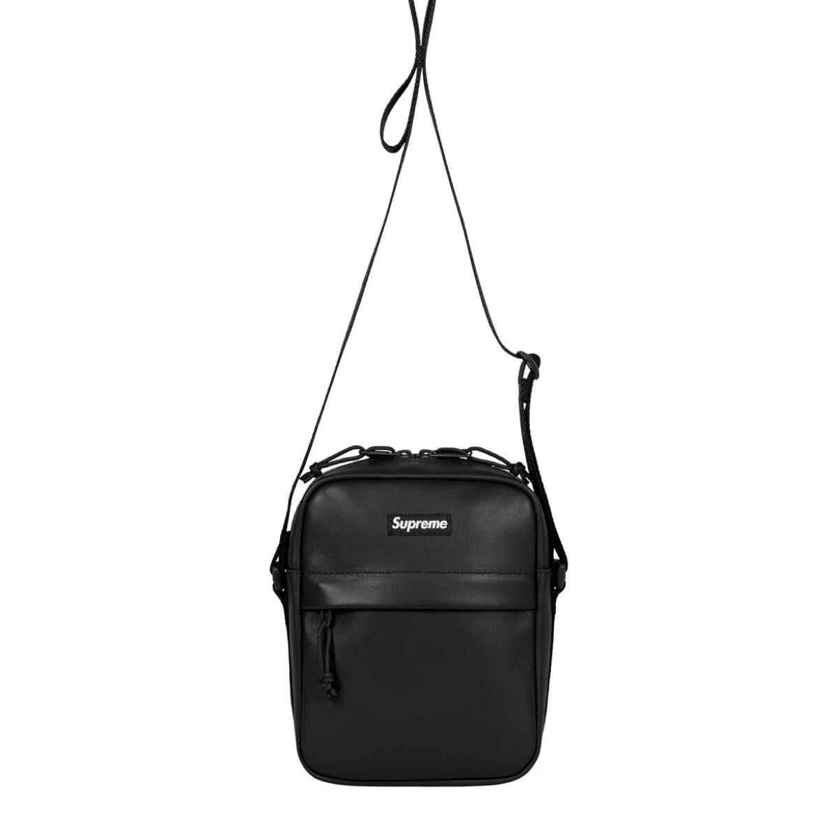 supreme Leather Shoulder Bag レザーショルダーバッグ 黒 Yahoo