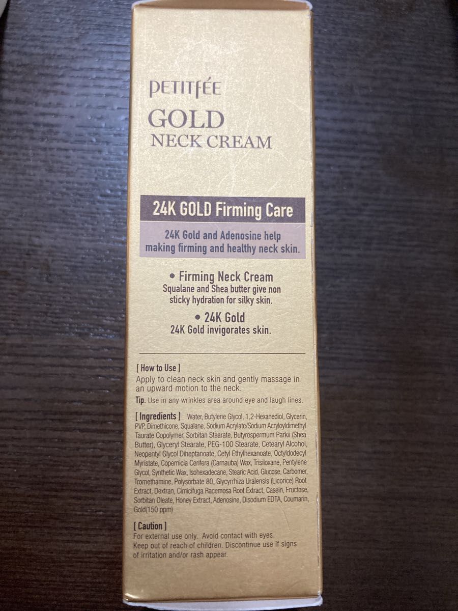 Petitfee GOLD NECK CREAM 24金 50ｇ ゴールド ネック クリーム