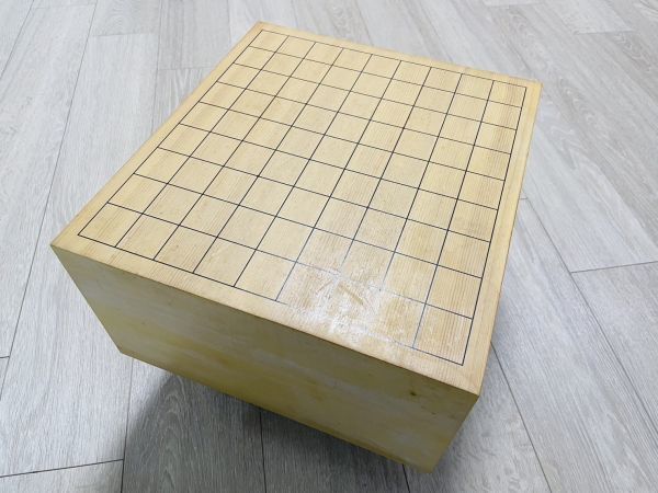 本榧 将棋盤 33×33×18.5㎝ 六寸 6寸 へそ 足つき 将棋 本かや 正目 まさめ_画像10