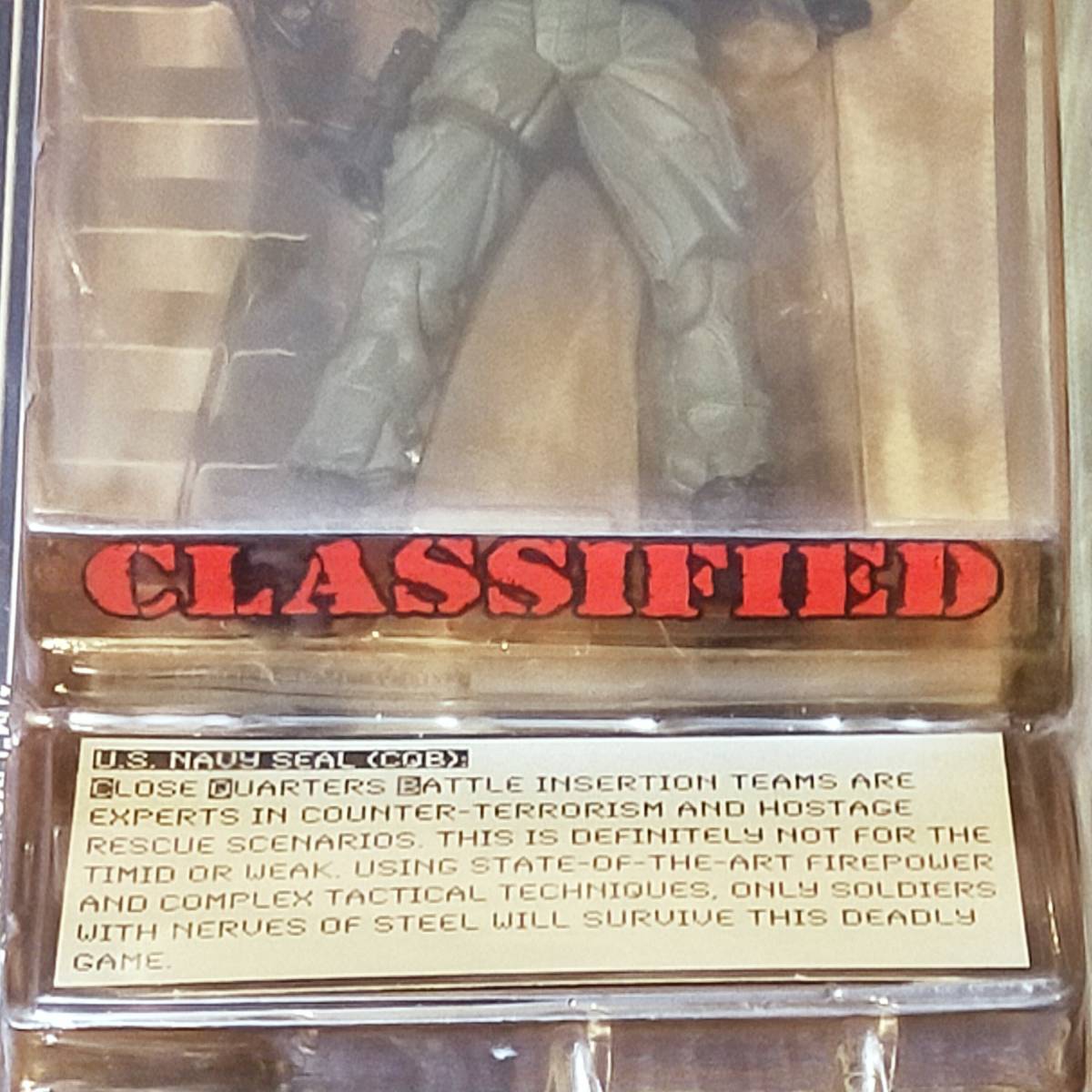 【未開封】 フィギュア SPECIAL FORCES MODERN MILITARY ACTION FIGURES MISSION1 CLASSIFIED 軍人 ミリタリー 特殊部隊 戦争 レア 大人気の画像4