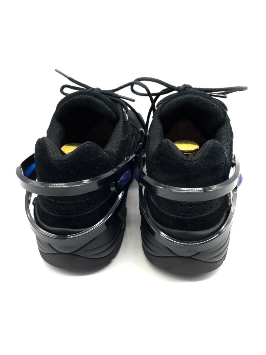  impact start! hard-to-find! highest . work design![ rough * Symons / Runner /CYLON-21] high class fine quality leather × suede sneakers! black /43/jp28cm/S7