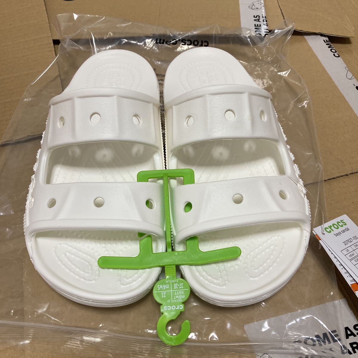 即決価格【23cm】バヤ サンダル BAYA SANDAL クロックス ホワイト White 白 送料510円～_画像3