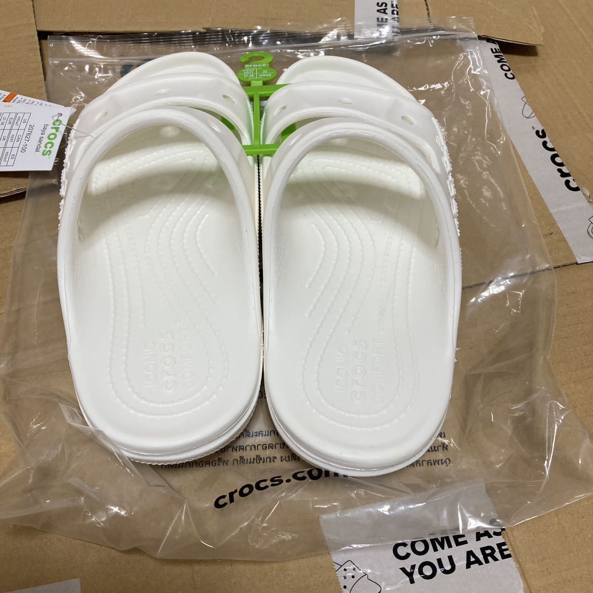 即決価格【23cm】バヤ サンダル BAYA SANDAL クロックス ホワイト White 白 送料510円～_画像6