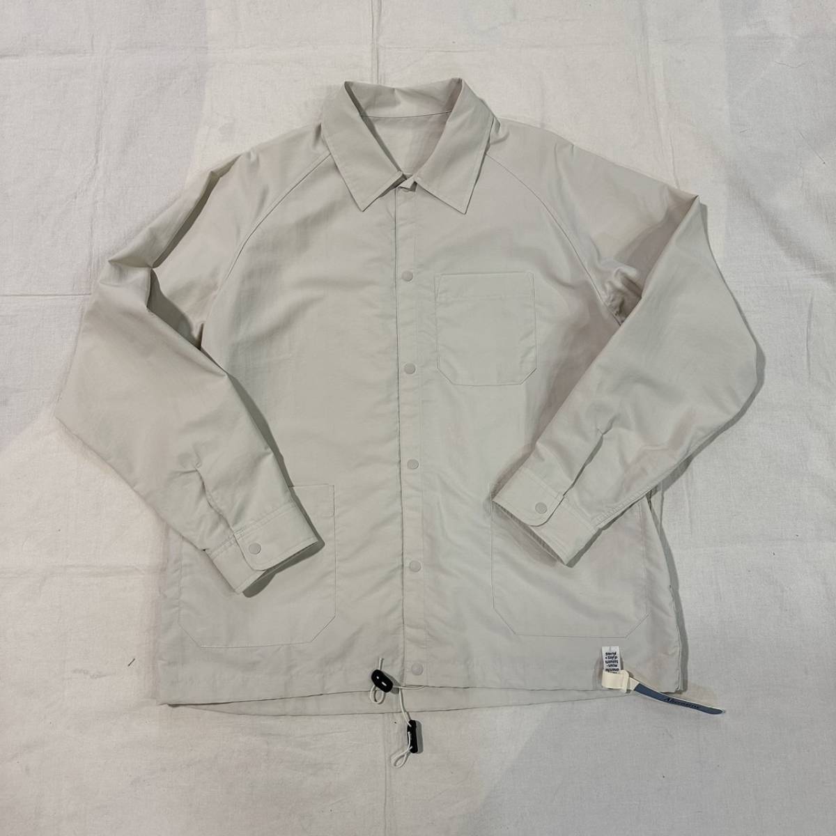 23AW 新品未使用 Mountain Research マウンテンリサーチ Coach Shirt コーチシャツ IVORY_画像1