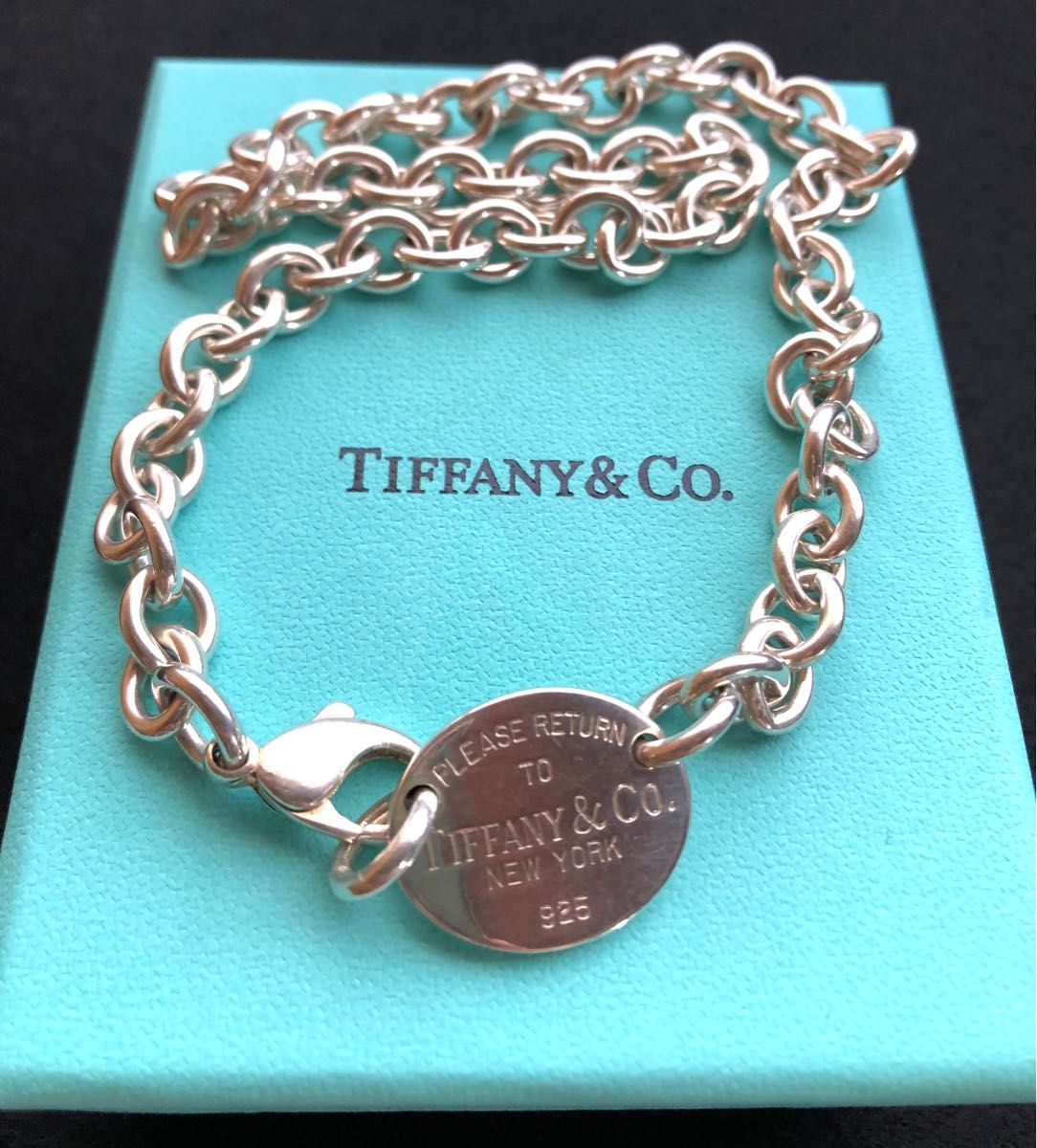 Tiffany&Co ティファニー リターントゥ オーバル プレート ネックレス