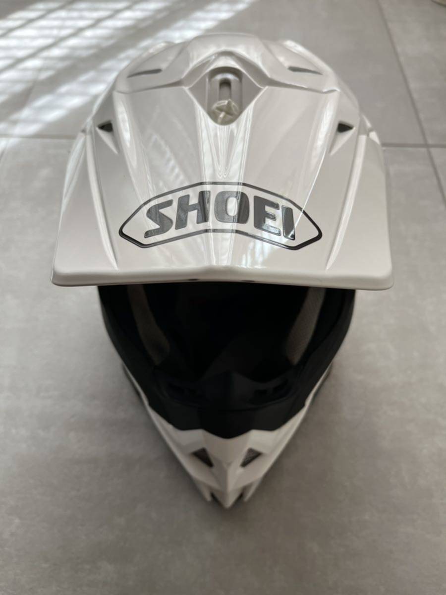 中古 SHOEI ショウエイ ヘルメット vfx-wr Lサイズ ホワイト オフ