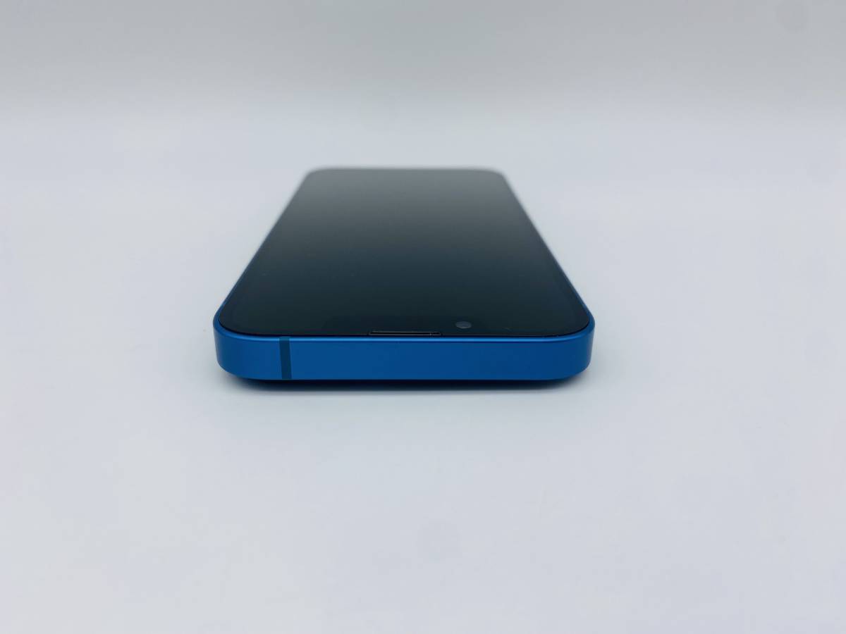 美品 iPhone 13mini 128GB ブルー/ストア版シムフリー/j純正バッテリー