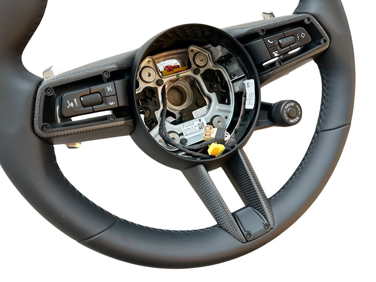  genuine products Porsche 992 Taycan turbo s Panamera Carrera Macan Cayenne GT sport steering gear 2020-2025 mat carbon black 
