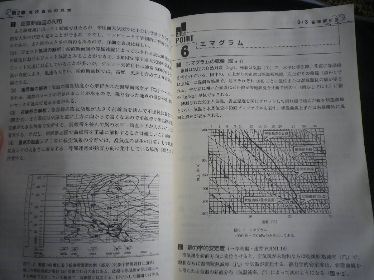 △気象予報士試験　速習テキスト　実技編 （ＬＩＣＥＮＳＥ　ＢＯＯＫＳ） 新田尚／監修　 ohmsya出版　中古品_画像5