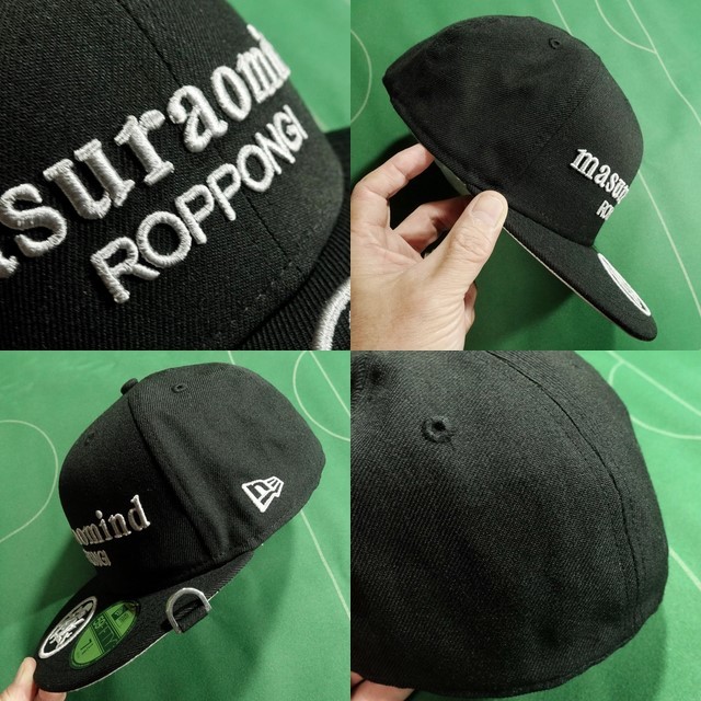 □NEWERA Mastermind Japan 気志團 綾小路翔 コラボ masuraomind ROPPONGI 59FIFTY キャップ ブラック 58.7cm 美品!!!□_画像6