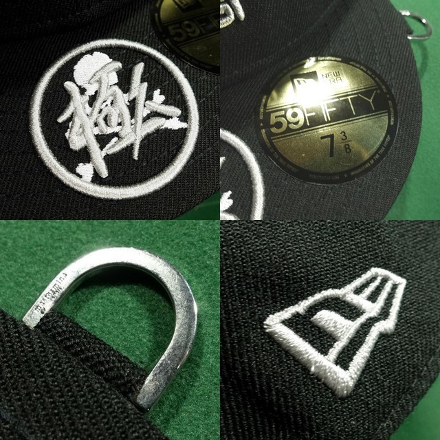 □NEWERA Mastermind Japan 気志團 綾小路翔 コラボ masuraomind ROPPONGI 59FIFTY キャップ ブラック 58.7cm 美品!!!□_画像7