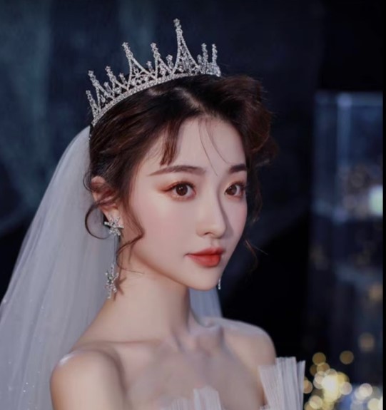  wedding coming-of-age ceremony birthday hair ornament Crown Tiara head dress wedding Princess hair accessory 