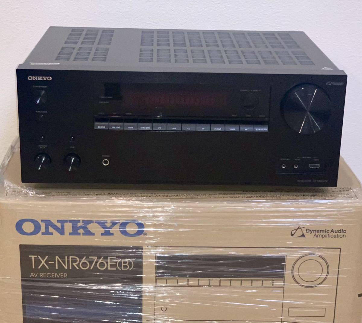 Atmos/DTS:X 7.1chAVアンプ ONKYO TX-NR676E 元箱付_画像1