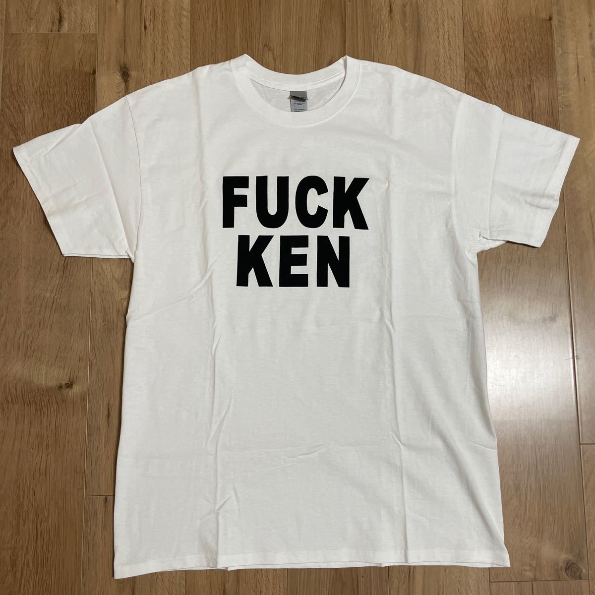 Ken Yokoyama FUCK KEN Tee 白 L 新品未使用 横山健 ハイスタンダード Tシャツ PIZZA OF DEATHピザオブデスHi-STANDARD_画像1