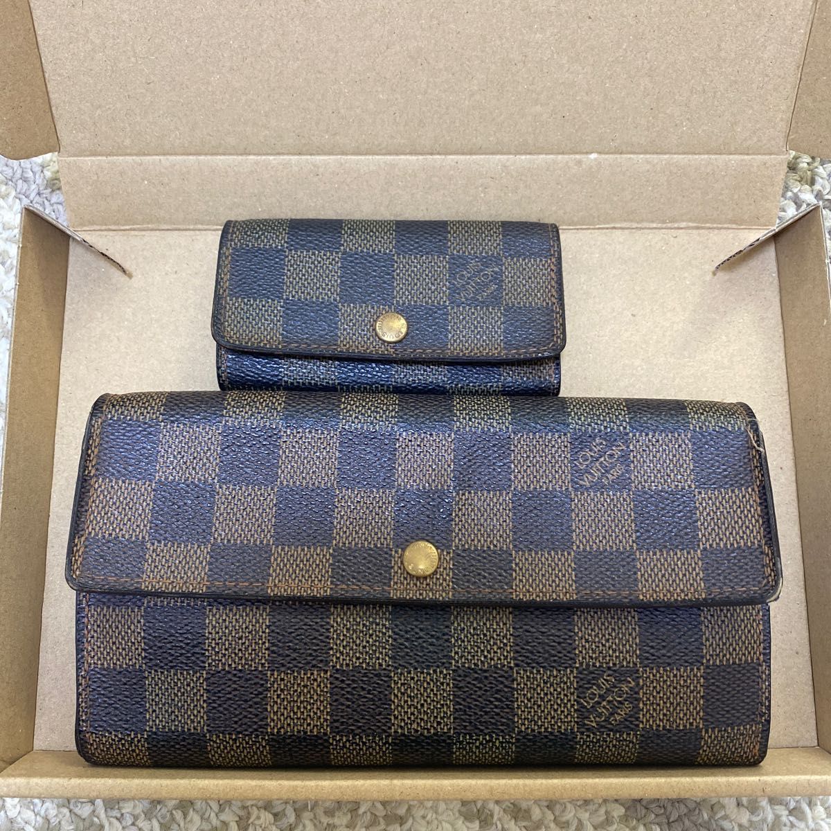 ルイヴィトンダミエ 長財布 キーケース セット|PayPayフリマ