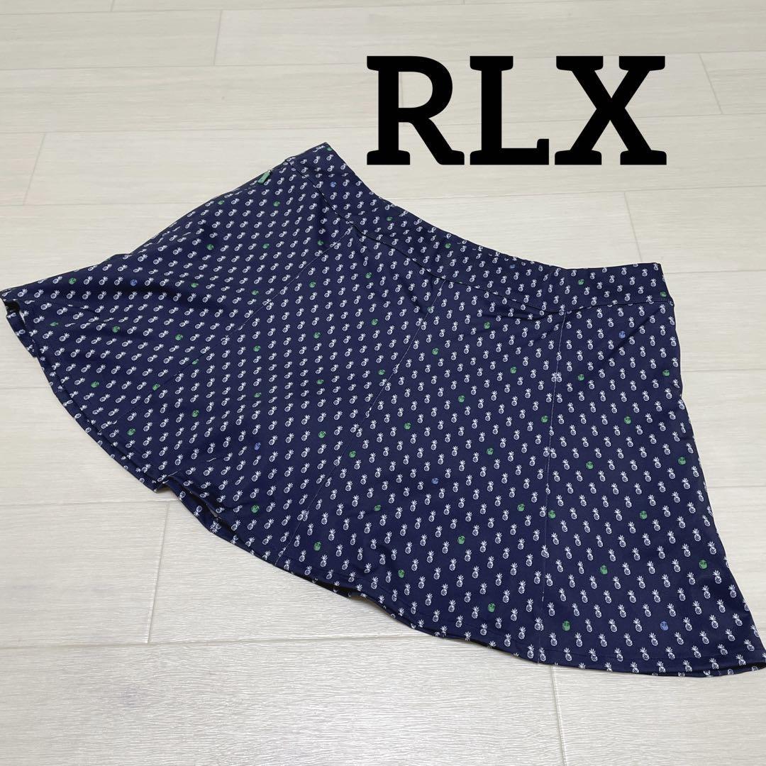 RLX ゴルフウェア　テニス　スカート ポケットあり　インナーパンツ　総柄