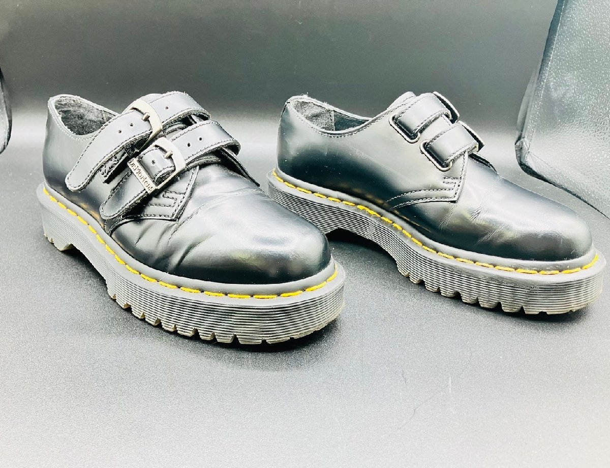 【送料無料!!希少】 Dr.Martens/ドクターマーチン 1461 アルト ダブルモンクストラップシューズ ブラック UK3 22cm程度 レディース 靴_画像2