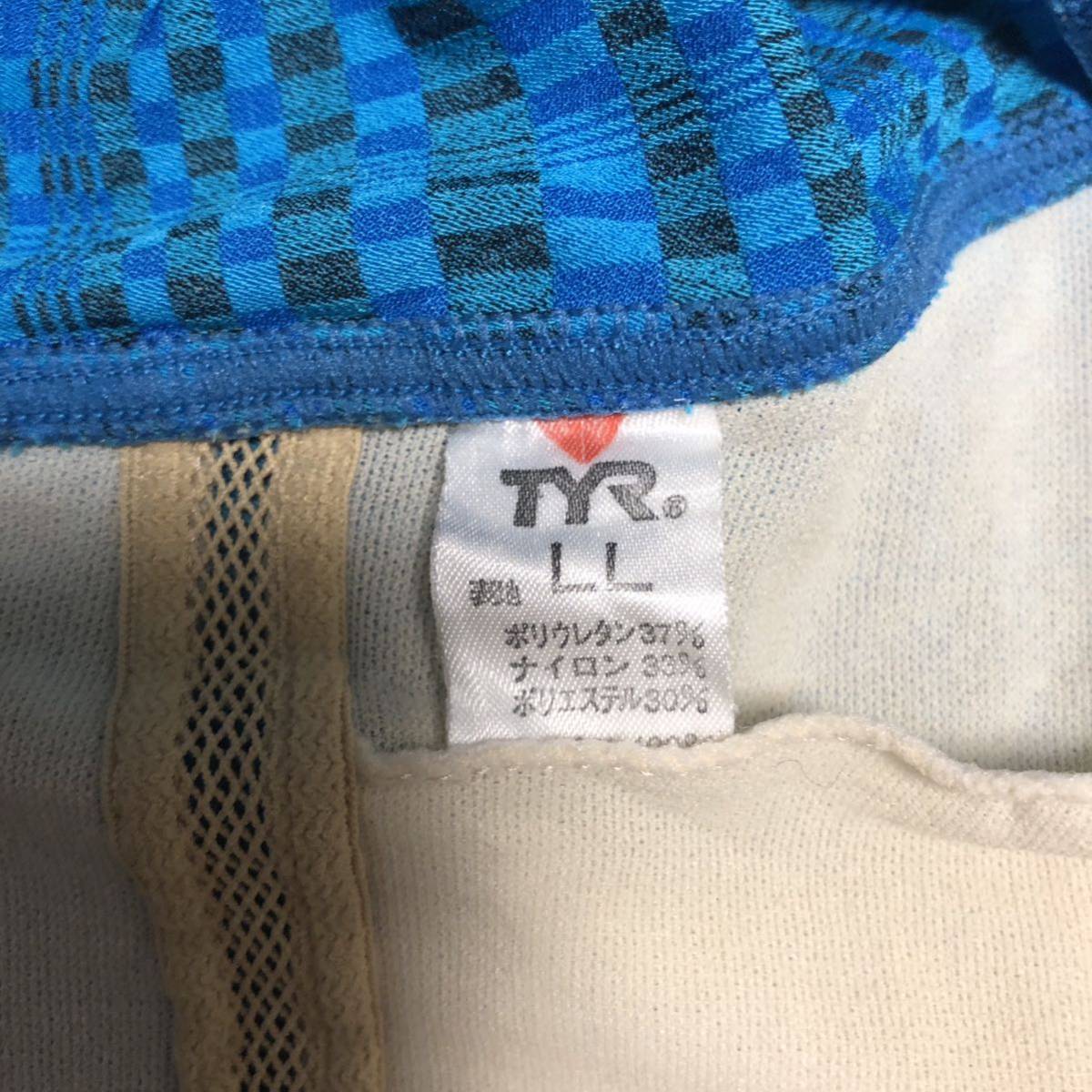 【1円〜】TYR ティア　レディース　水着　LLサイズ　ワンピース水着 フィットネス水着　競泳水着_画像5