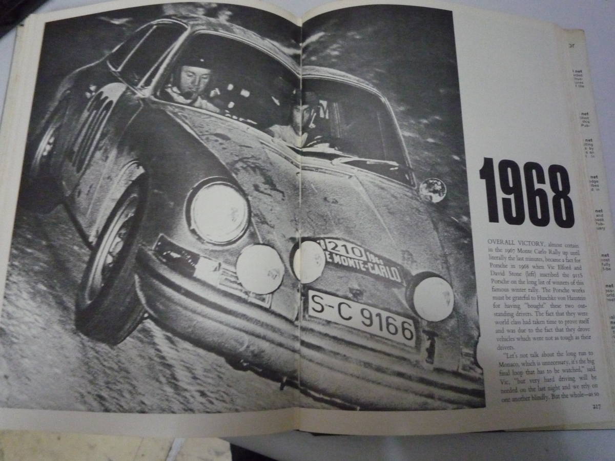  publication [ Porsche 356,911 air cooling era racing scene, Le Mans 1951-1973, white black photograph historical name, publication, necessary book
