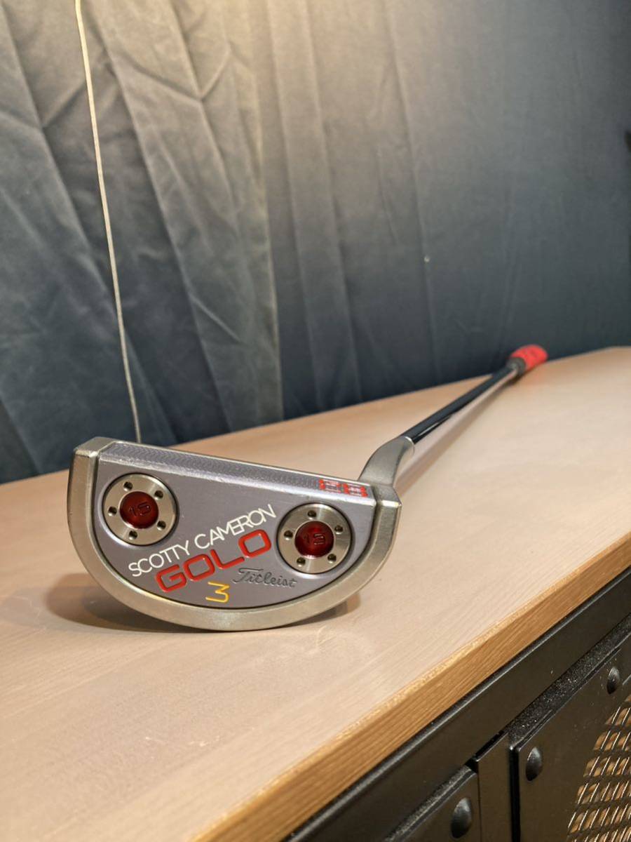 Titlest タイトリスト SCOTTY CAMERON スコッティキャメロン GOLO 3 34インチ パター ゴルフ ヘッドカバーおまけ 1F_画像1