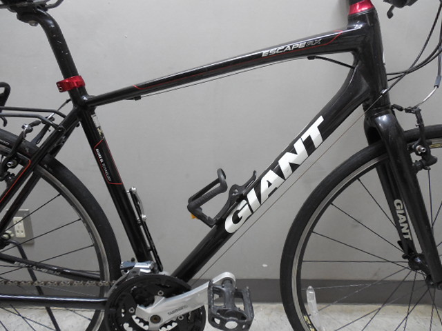 GIANT・ロードバイク・ESCAPE RX・自転車・黒色 / 基本未整備・現状渡し・ジャンク品扱いにて・ サイズ CT 50㎝・TP 52㎝_画像2