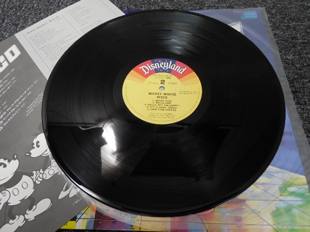 ディズニー・ミッキーマウス・ディスコ (帯あり・国内盤)     LP盤・CX-7011-DRの画像6