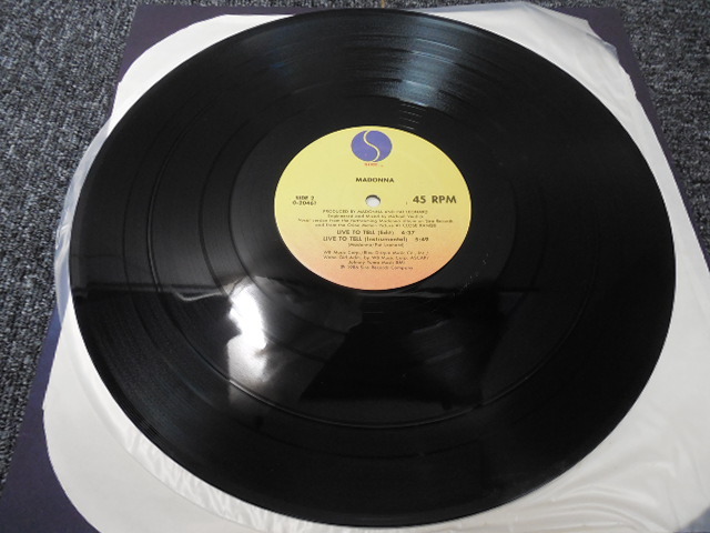 MADONNA・マドンナ / LIVE TO TELL (輸入盤)     LP盤・0-20461の画像6