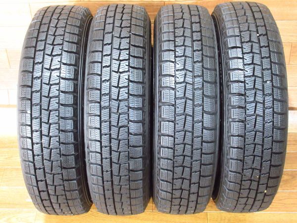 ホンダ(JH1)N-WGN純正4.5J-14+45 100/4H 155/65R14 14インチスチールホイール(ホイールキャップ付)+スタッドレスタイヤ4本 N-BOX/N-ONE流用_画像10