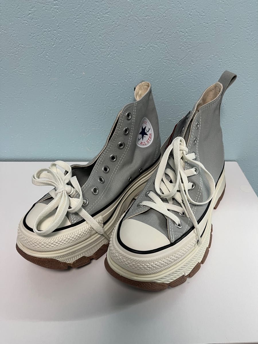 CONVERSE 厚底 グレー 25 Yahoo!フリマ（旧）-