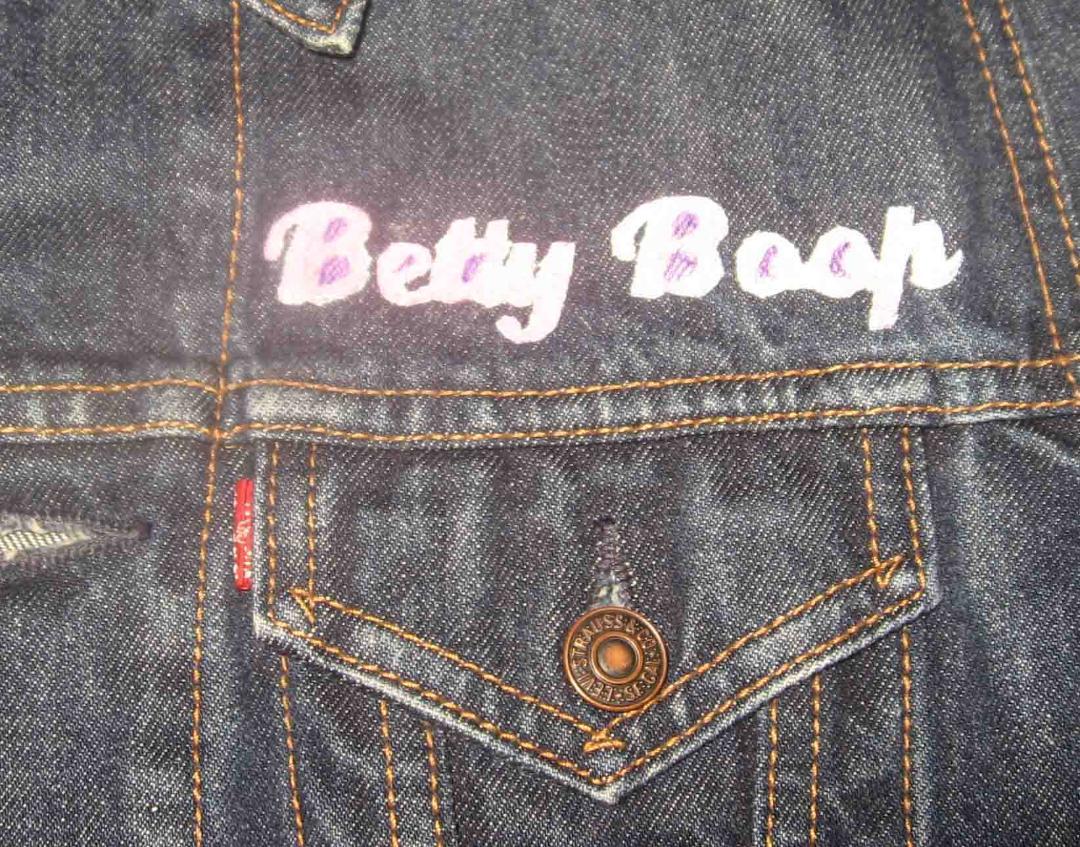 世界有名な Betty Boop ベティちゃん 【レディース 手描きペイントG