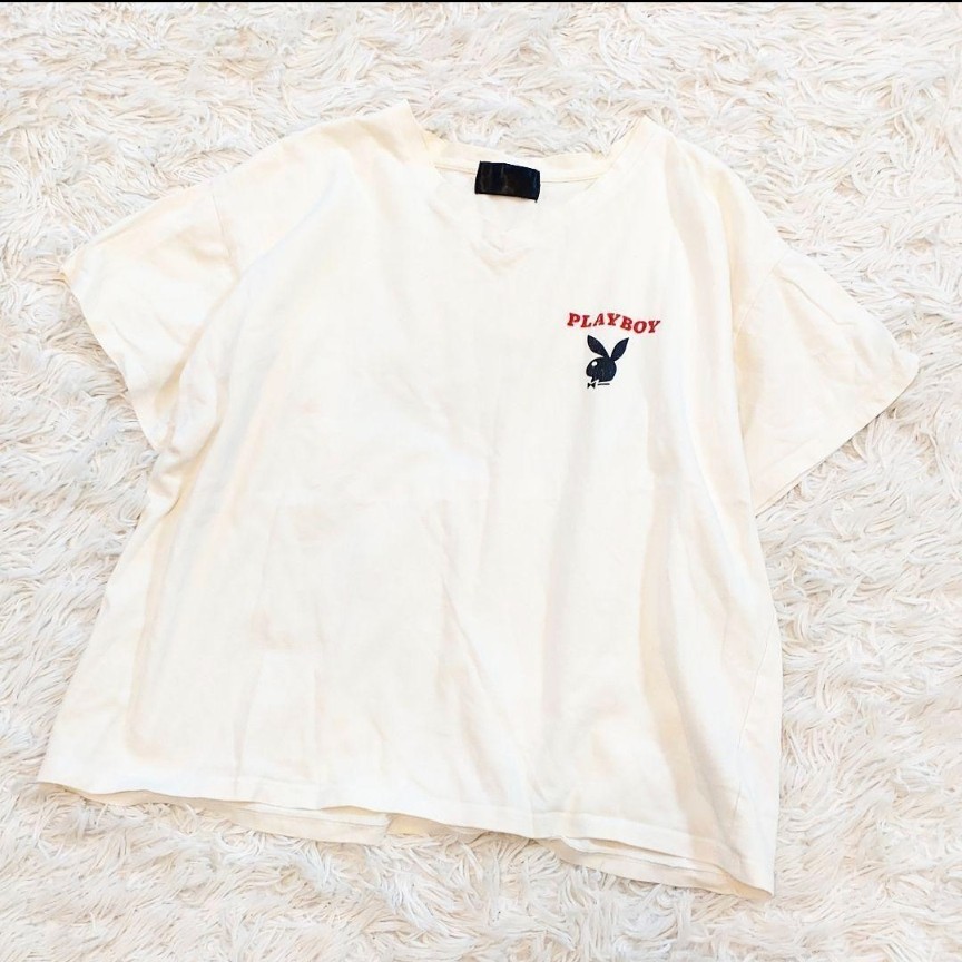 【M】PLAYBOY　プレイボーイ　オードリーヘプバーンTシャツ　ヴィンテージ　ビンテージ_画像3