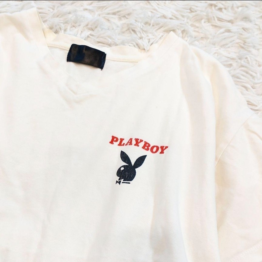 【M】PLAYBOY　プレイボーイ　オードリーヘプバーンTシャツ　ヴィンテージ　ビンテージ_画像4