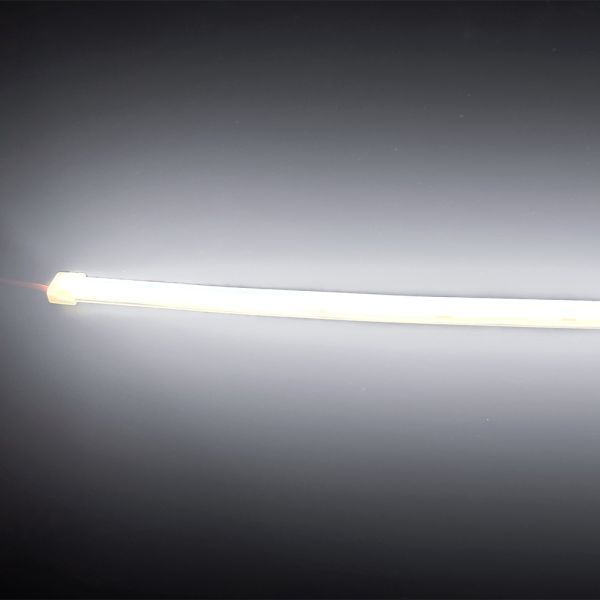 極薄 24V COB 面発光 LED テープライト COBテープ カバー付 IP67 ホワイト 白 20cm~80cm 10mm 色ムラなし 船舶 トラック 照明 DD251_画像2