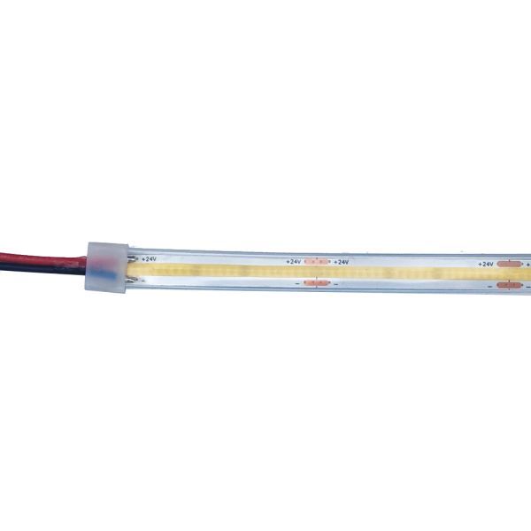 極薄 24V COB 面発光 LED テープライト COBテープ カバー付 IP67 ホワイト 白 20cm~80cm 10mm 色ムラなし 船舶 トラック 照明 DD251_画像3