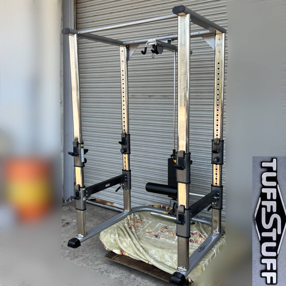 TUFFSTUFF パワーラック トレーニングマシン - トレーニング/エクササイズ TUFFSTUFF パワーラック トレーニングマシン - トレーニング/エクササイズ