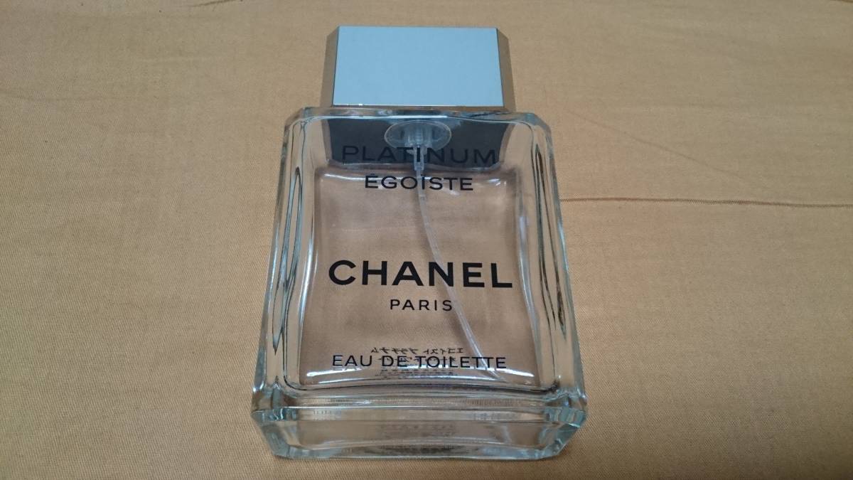 【空き瓶】★シャネル／CHANEL★エゴイスト・プラチナム【100ml】香水 オードトワレ _画像2