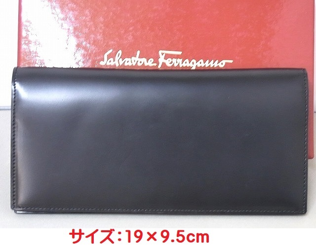  Ferragamo длинный кошелек карта inserting не использовался . близкий 