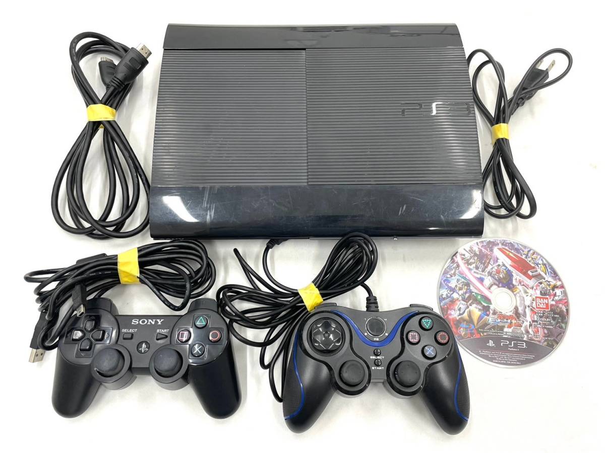 H450*7　通電OK　SONY　ソニー　PlayStation3　PS3　プレステーション　プレステ　CECH-4000B　コントローラー/ゲームソフト付き　ゲーム機