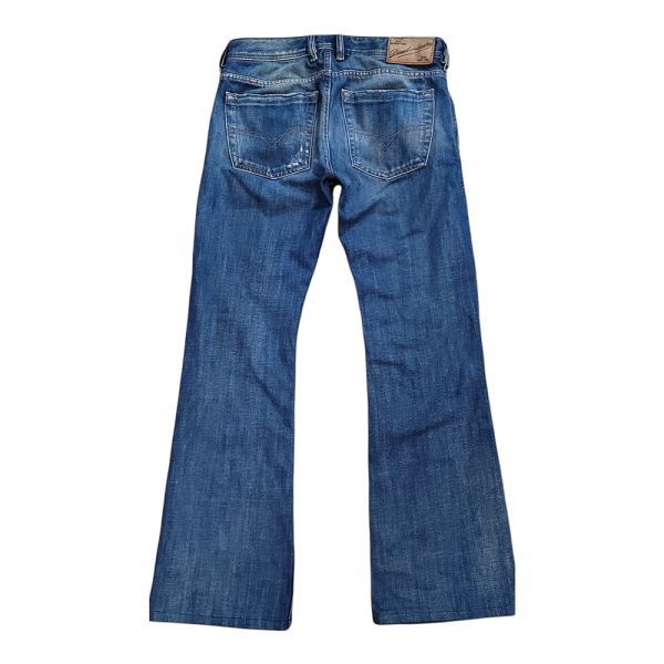 26●b381◎◎2【W29】DIESEL ZATHAN スリム ブーツカット デニムパンツ ジーンズ クラッシュ ダメージ加工 ザッタン ディーゼル メンズ▲_画像2