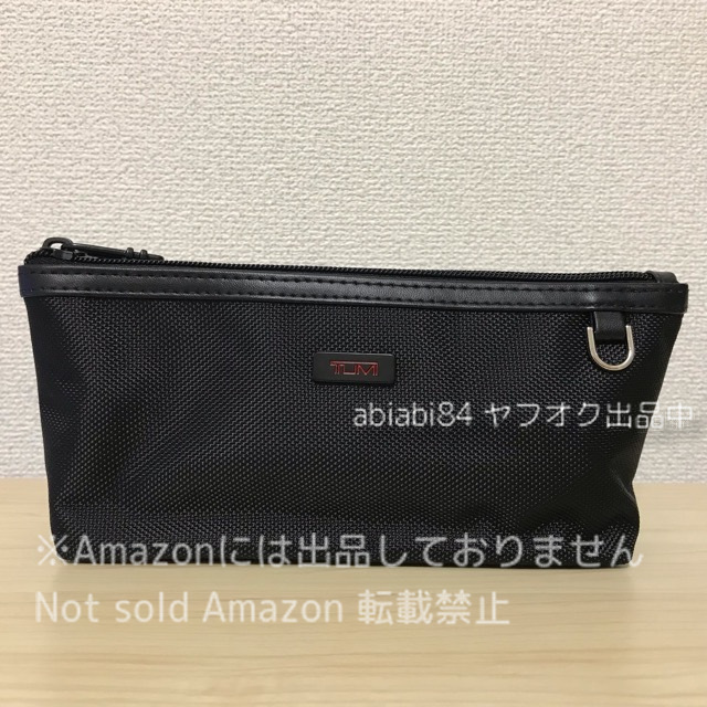 即決2890円★非売品●TUMI×JAL/日本航空●ビジネスクラス アメニティキット ポーチ モバイルケース ぺンケース ブラック/黒 未使用 稀少_画像3