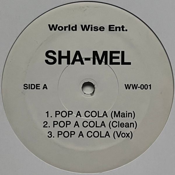 Sha-Mel - Pop A Cola / Bread (プロモオンリー) (Promo) (Diamond D-I'm Outta Here同ネタマイナー)_画像1