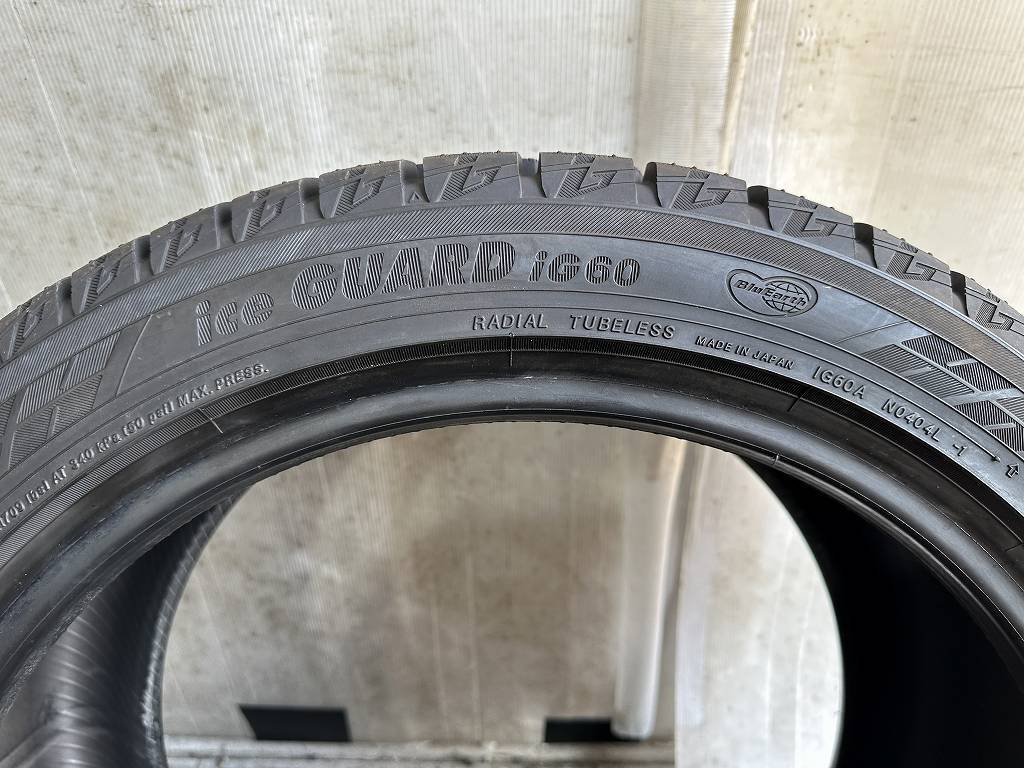 255/40R18 99Q 2本 ヨコハマ YOKOHAMA iceGUARD6 iG60【中古/スタッドレス/埼玉より発送】_画像7