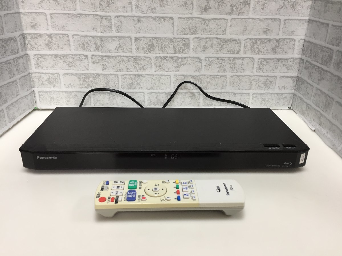 パナソニック　2015年製　BDレコーダー　DMR-BRS500　中古品9820