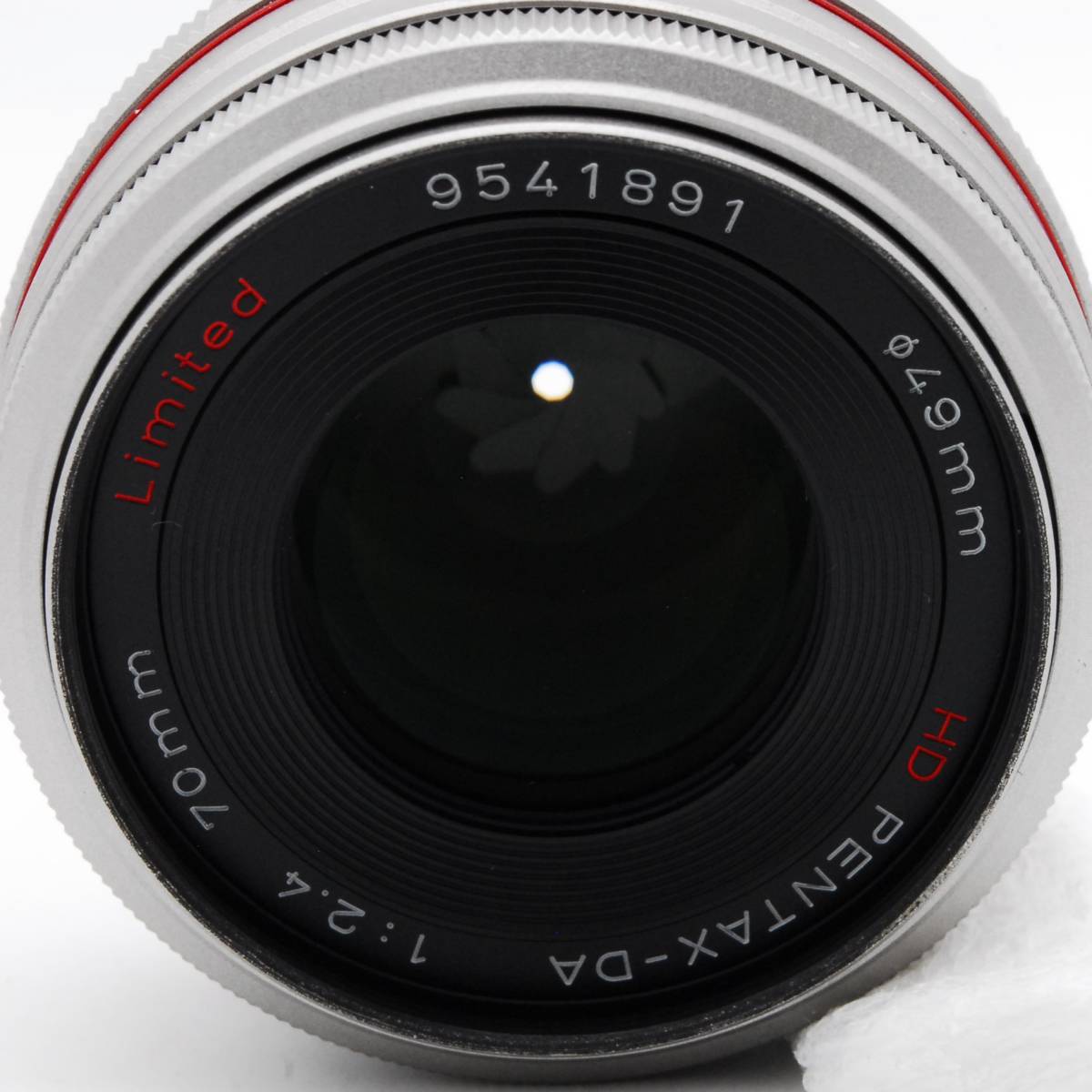 【Y894】HD PENTAX-DA 70mmF2.4 Limited シルバー 中望遠単焦点レンズ_画像6