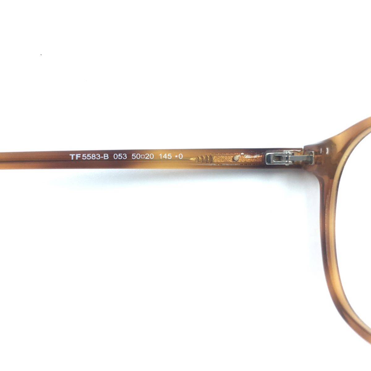 TOM FORD トムフォード FT5583B 053 Eyeglass Frames メガネフレーム 新品未使用　TF5583B 053 眼鏡 伊達メガネ_画像5
